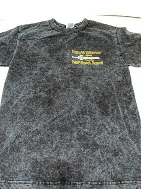 Vintage Style Stellar Valkyrie Graphic Blue Acid Wash T-Shirt Men’s Size Small